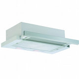 Silverline SL 1150 EXT emhætte Semi indbygget (træk ud) Rustfrit stål, Hvid