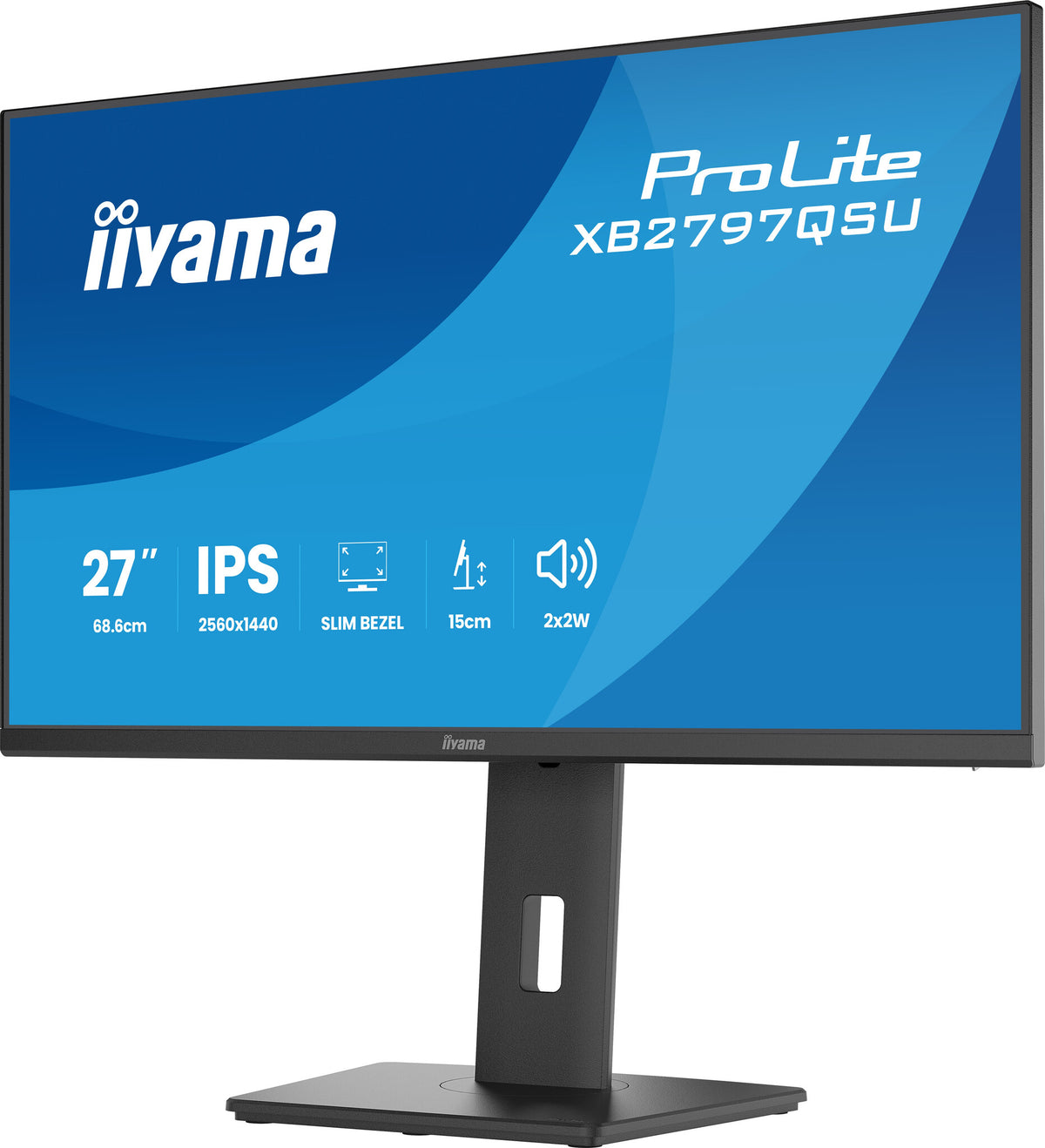 iiyama ProLite XB2797QSU-B1 computer monitor 68.6 cm (27") 2560 x 1440 pixels Quad HD LED Black