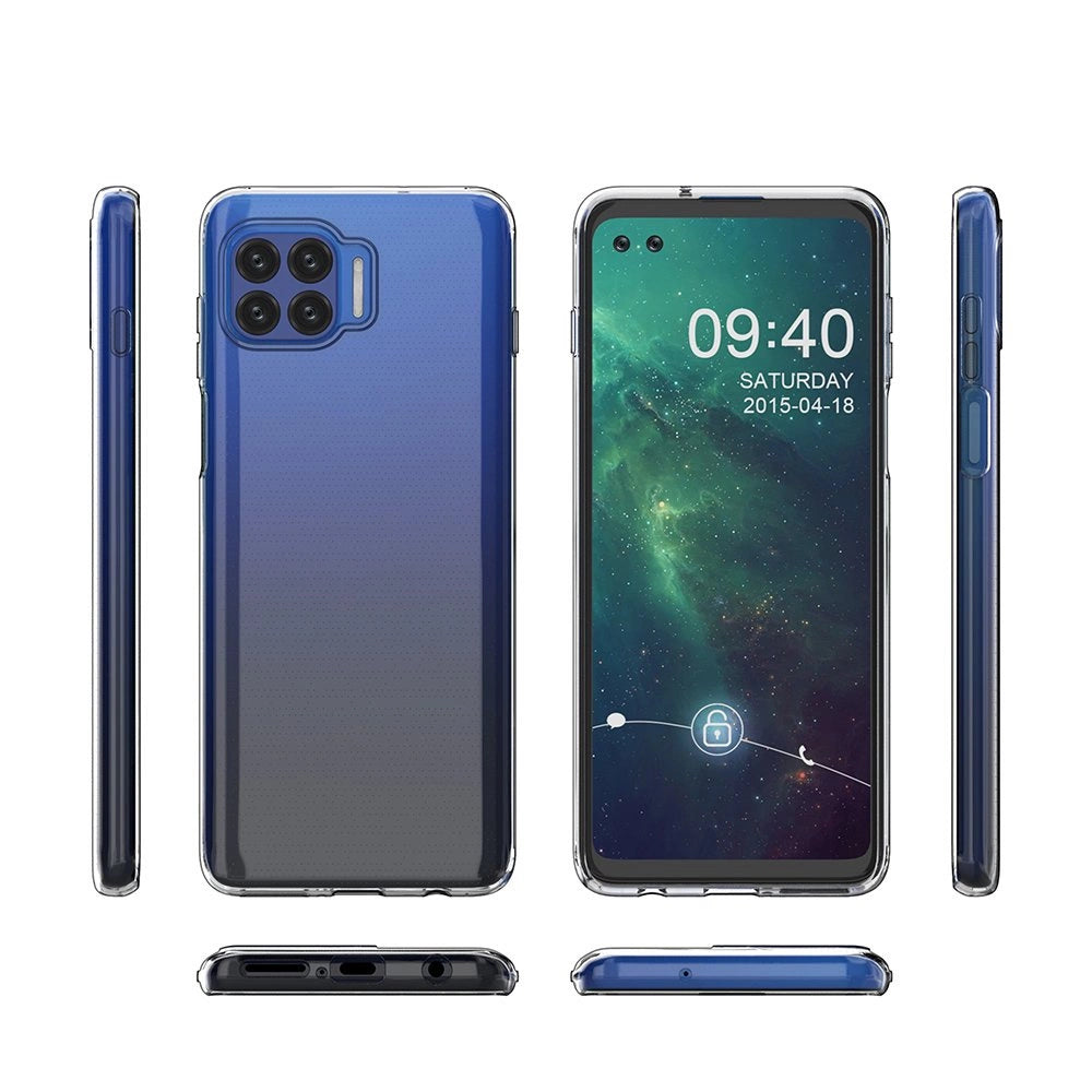 Ultra Clear 0,5 mm Case Gel TPU Cover til Motorola Moto G 5G Plus gennemsigtig