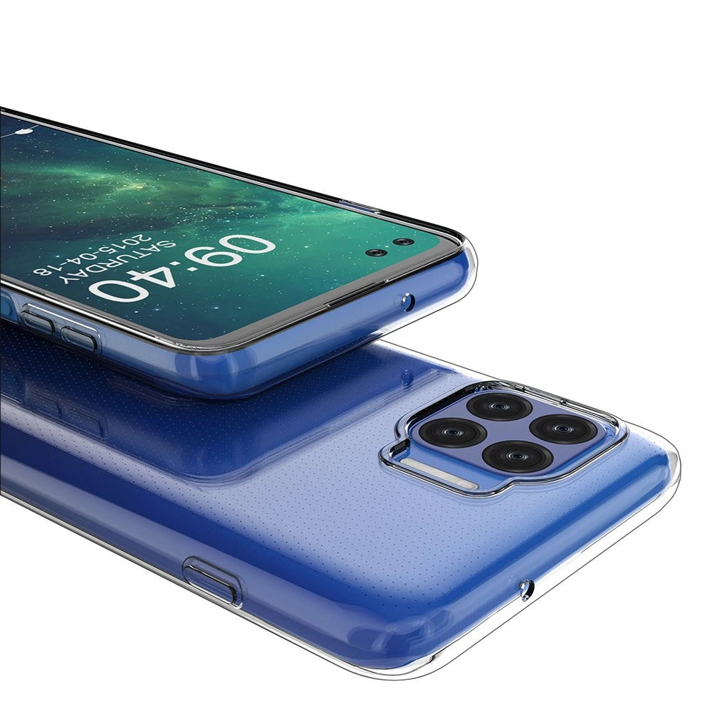 Ultra Clear 0,5 mm Case Gel TPU Cover til Motorola Moto G 5G Plus gennemsigtig