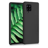 Silicone Case Soft Flexible Rubber Cover til Samsung Galaxy A42 5G sort