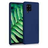 Silicone Case Soft Flexible Rubber Cover til Samsung Galaxy A42 5G blå