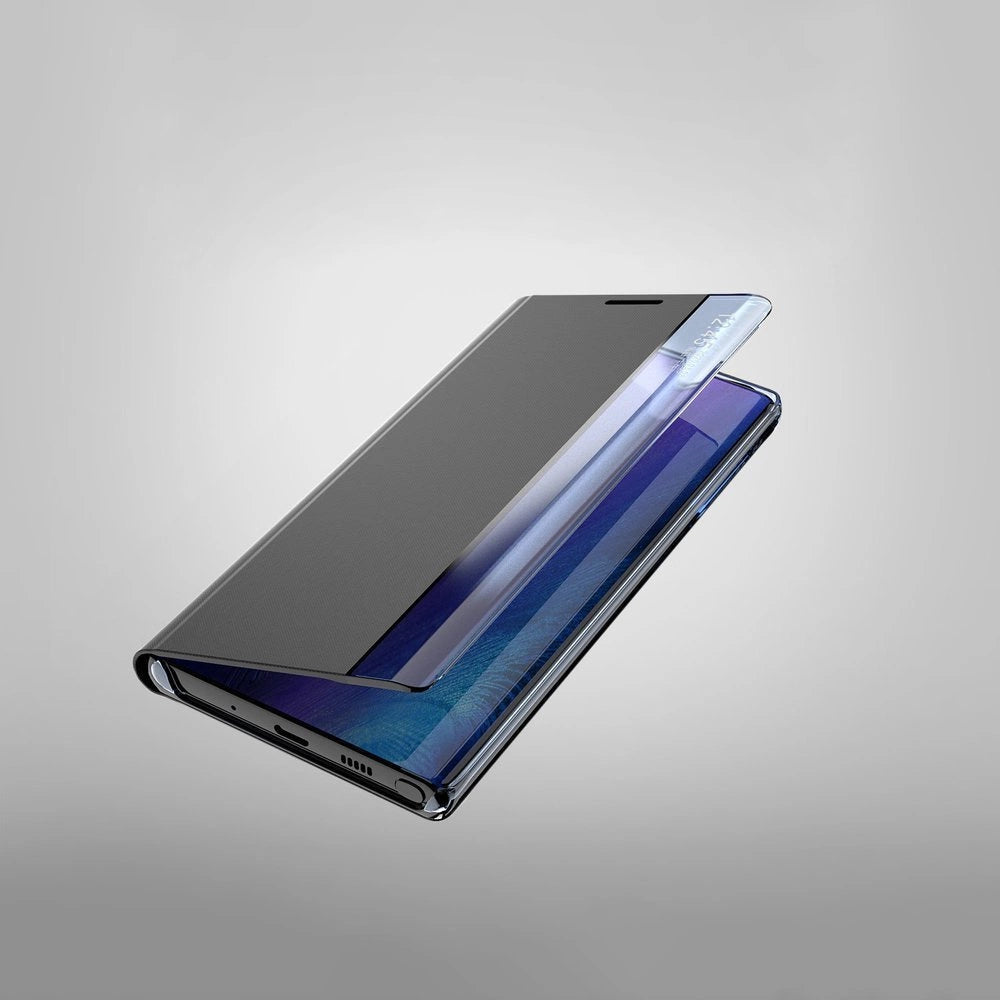 Nye Sleep Case Bookcase Type Case med kickstand funktion til Samsung Galaxy A72 4G blå