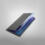 Nye Sleep Case Bookcase Type Case med kickstand funktion til Samsung Galaxy A72 4G blå