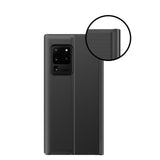 Nye Sleep Case Bookcase Type Case med kickstand funktion til Samsung Galaxy A72 4G lyserød