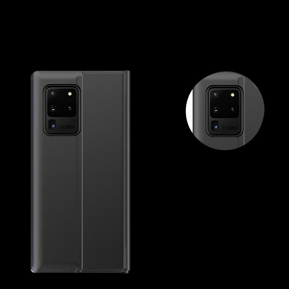 Nye Sleep Case Bookcase Type Case med kickstand funktion til Samsung Galaxy A72 4G lyserød