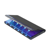 Nye Sleep Case Bookcase Type Case med kickstand funktion til Samsung Galaxy A72 4G lyserød