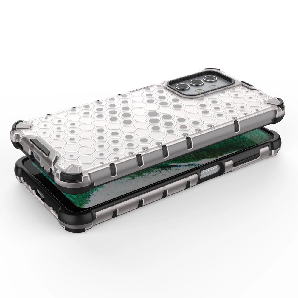 Honeycomb Case rustning med TPU Bumper til Samsung Galaxy A32 5G grøn