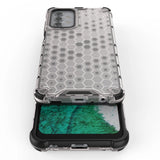 Honeycomb Case rustning med TPU Bumper til Samsung Galaxy A32 5G gennemsigtig