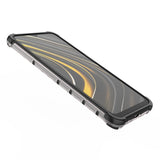 Honeycomb Case rustning med TPU Bumper til Xiaomi Poco M3 gennemsigtig