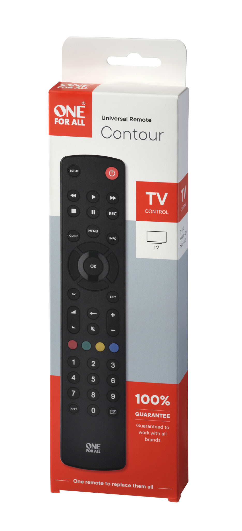 One For All Basic Universalfjernbetjening Contour TV