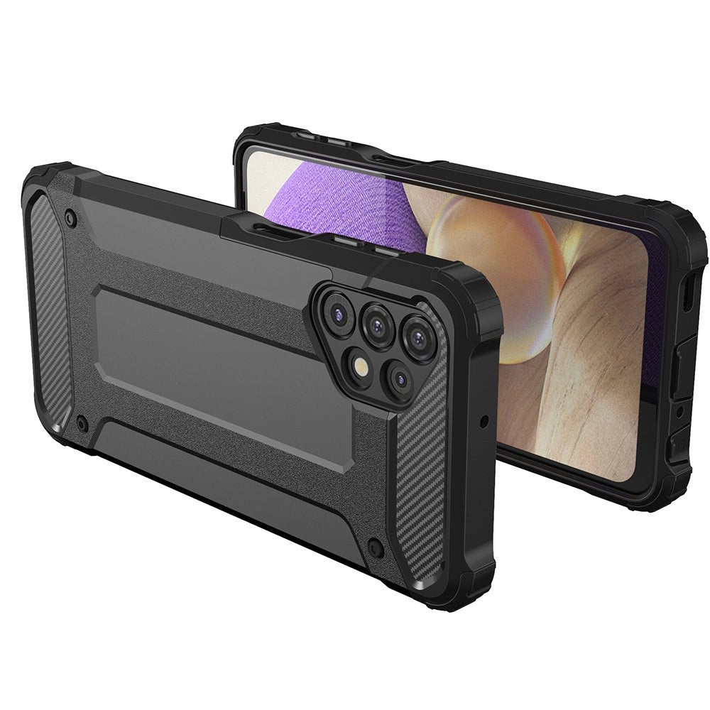 Hybrid Armor Case Tough Rugged Cover til Samsung Galaxy A32 5G guld
