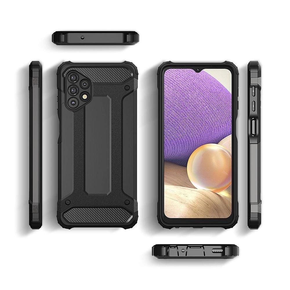 Hybrid Armor Case Tough Rugged Cover til Samsung Galaxy A32 5G guld
