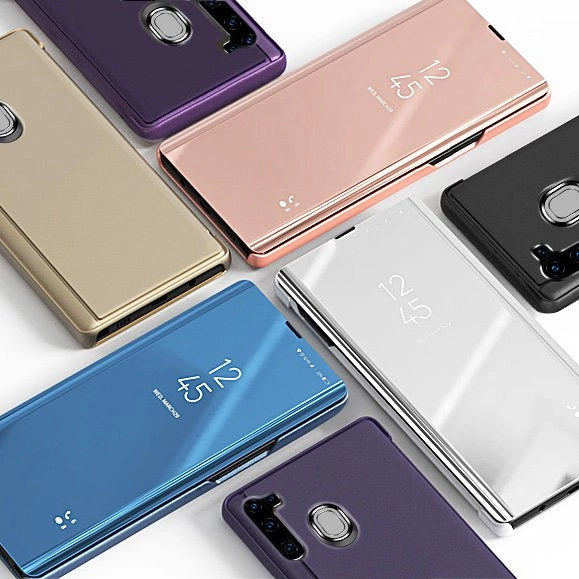 Clear View Case cover til Samsung Galaxy A11 / M11 pink