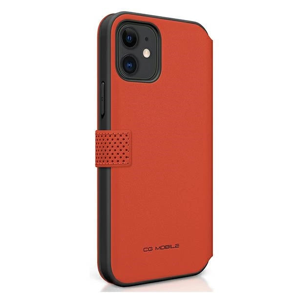 Ferrari FESPEFLBKP12SRE iPhone 12 mini 5.4" rød/rød bog på sporet perforeret
