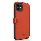 Ferrari FESPEFLBKP12SRE iPhone 12 mini 5.4" rød/rød bog på sporet perforeret