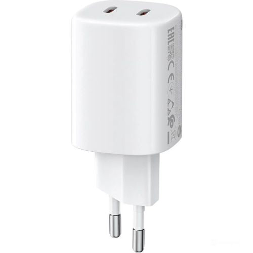 Xiaomi Mi Travel Charger Nano Turbo GaN Hurtig oplader 2C (C + C) 45W Hvid EU BHR087OEU