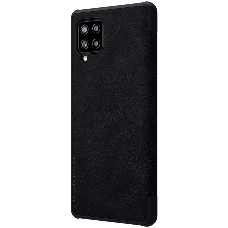 Nillkin Qin læderhylster for Samsung Galaxy A42 5G sort