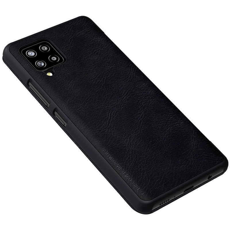 Nillkin Qin læderhylster for Samsung Galaxy A42 5G sort
