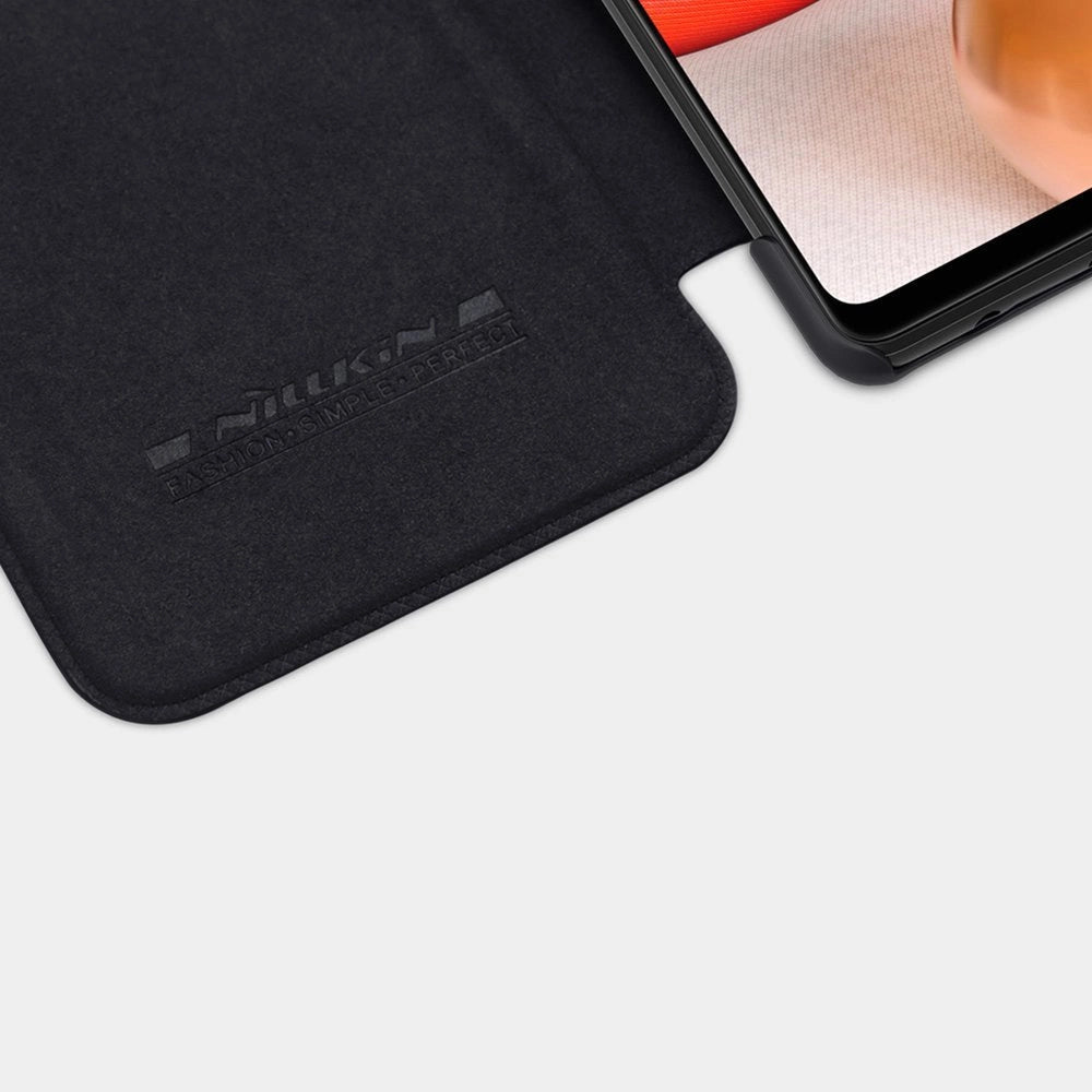Nillkin Qin læderhylster for Samsung Galaxy A42 5G sort