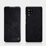 Nillkin Qin læderhylster for Samsung Galaxy A42 5G sort