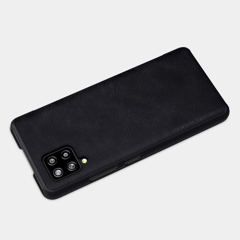 Nillkin Qin læderhylster for Samsung Galaxy A42 5G sort