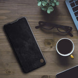 Nillkin Qin læderhylster for Samsung Galaxy A42 5G sort