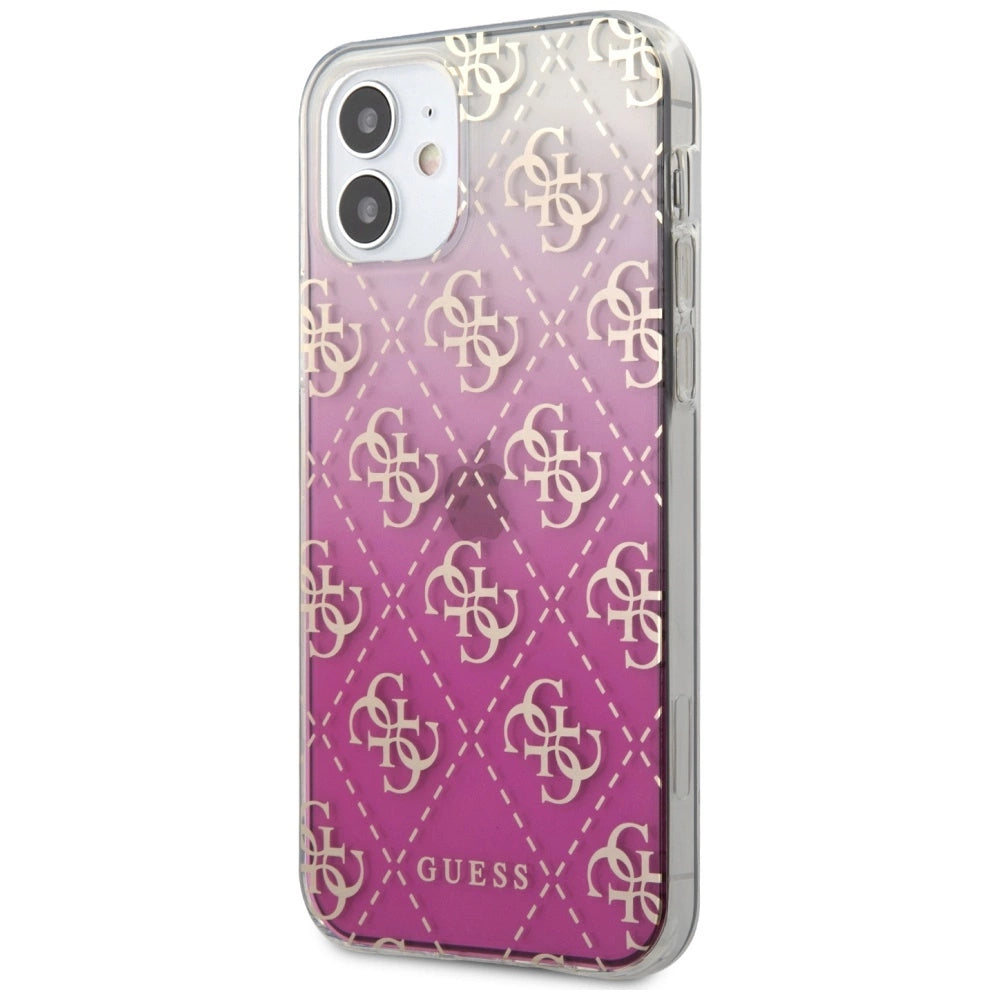 Guess GUHCP12SPCU4GGPI iPhone 12 mini 5.4" pink/pink hardcase 4G Gradient