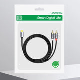Ugreen lydkabel USB Type C (mand) - 2RCA (mand) 1,5 m grå (20193 CM451)