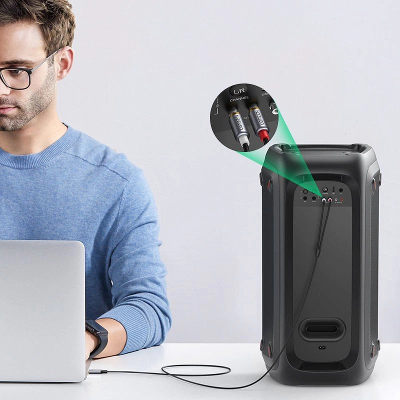 Ugreen lydkabel USB Type C (mand) - 2RCA (mand) 1,5 m grå (20193 CM451)