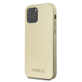 Guess GUHCP12LIGLGO iPhone 12 Pro Max 6.7" guld/guld hardcase Iridescent
