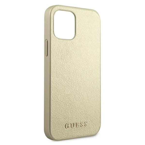 Guess GUHCP12LIGLGO iPhone 12 Pro Max 6.7" guld/guld hardcase Iridescent
