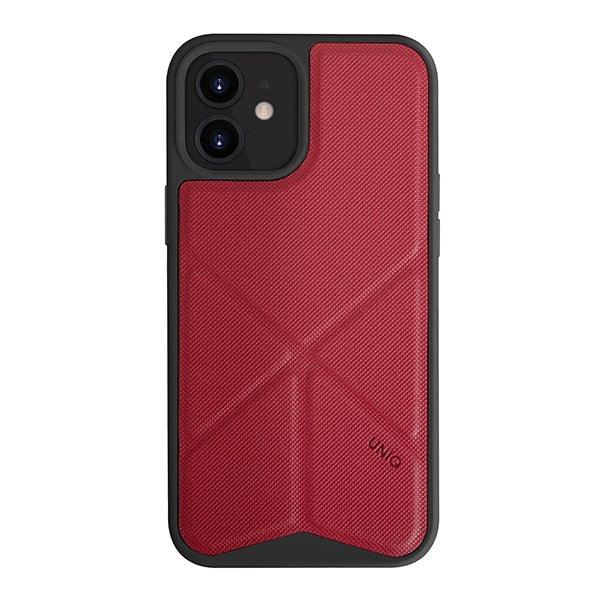 Uniq Transforma fodtøj til iPhone 12 mini - rød