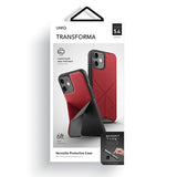 Uniq Transforma fodtøj til iPhone 12 mini - rød