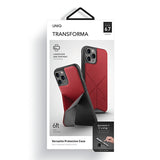 Uniq Transforma fodtøj til iPhone 12 Pro Max - rødt
