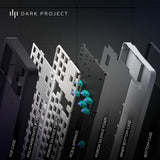 Dark Project Tamsus projektas ALU87B Bushido, G3MS Moonstone Switch, JAV tastatur Hjemme/kontor QWERTY Engelsk