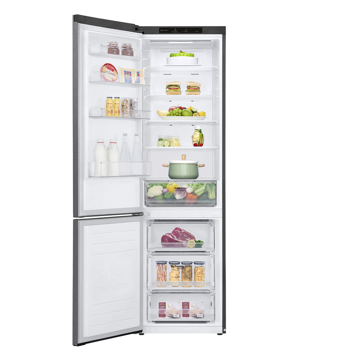 LG GBP32DSLZN Fritstående 341 L Grafit