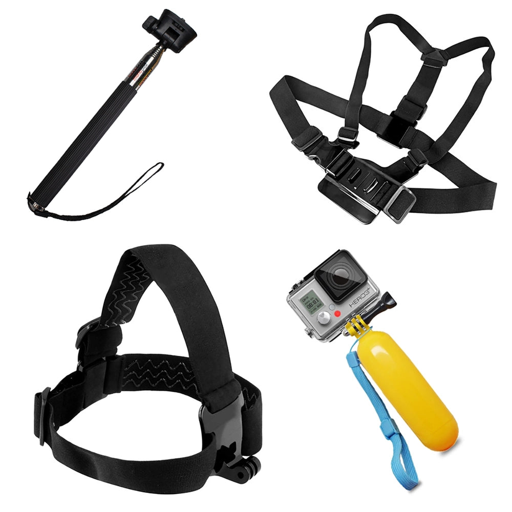 9 i 1 Tilbehørssæt til GoPro HERO 4 3 3+ 2 1