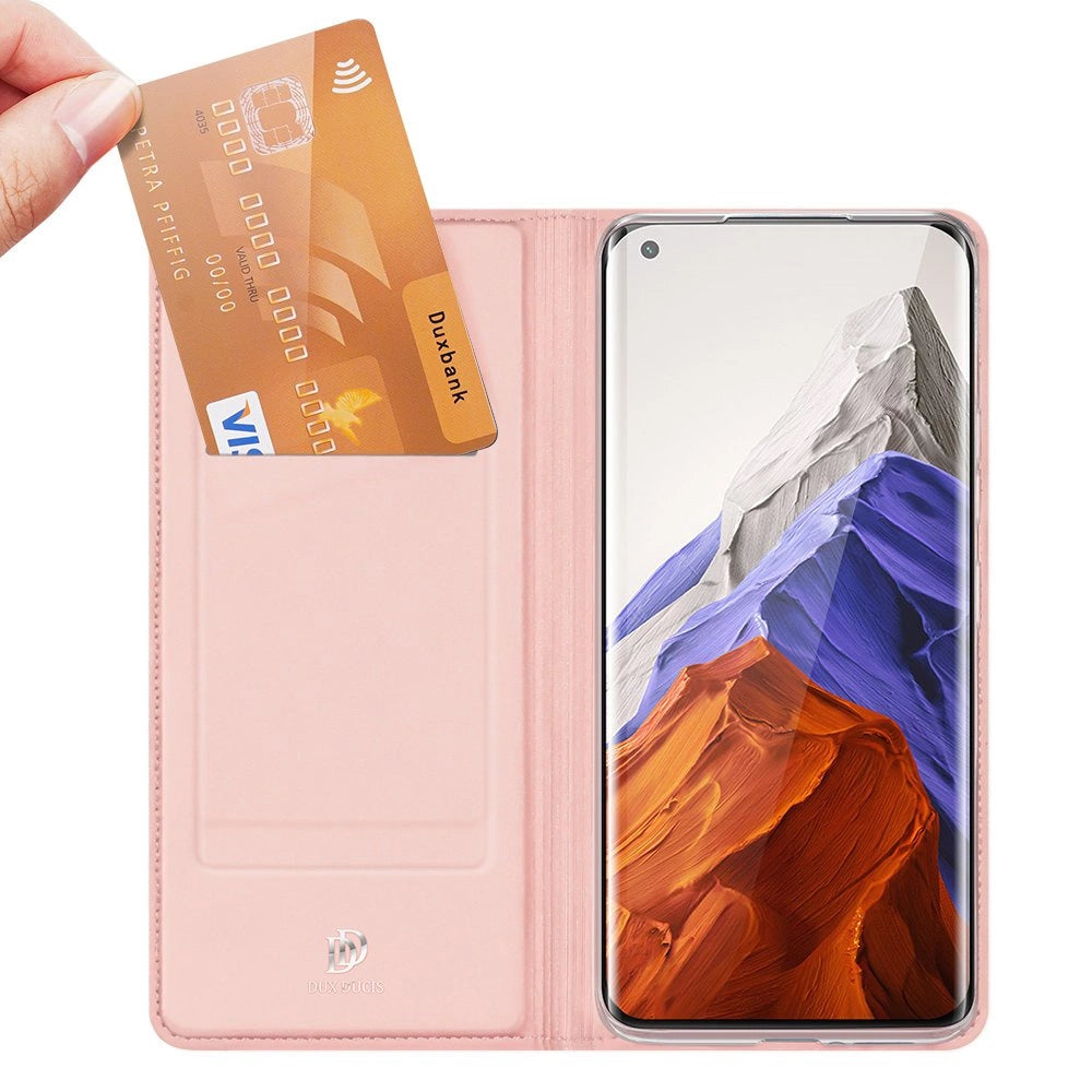 DUX DUCIS Skin Pro Bokhylster til Xiaomi Mi 11 Pro pink
