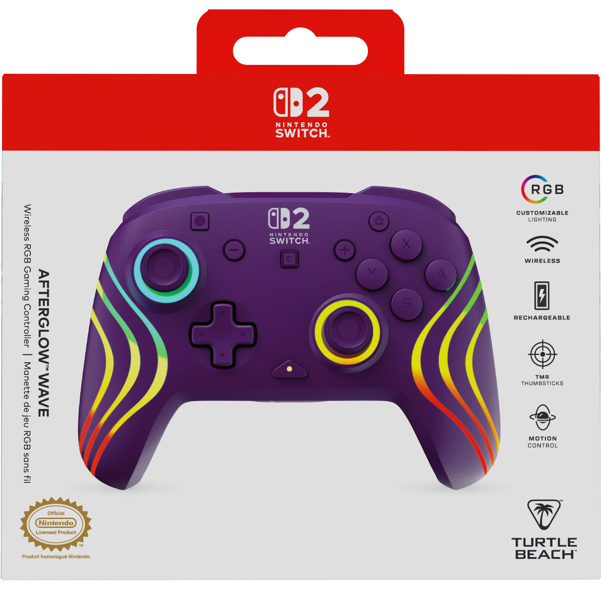 Turtle Beach TBC-8106-45 spil-controller Lilla Bluetooth/USB Gamepad Nintendo Switch, Nintendo Switch 2, Nintendo Switch Lite, Nintendo Switch OLED