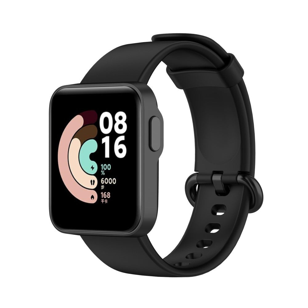 Xiaomi Mi Watch Lite / Redmi Watch - Silikone rem 21.5 mm - Sort