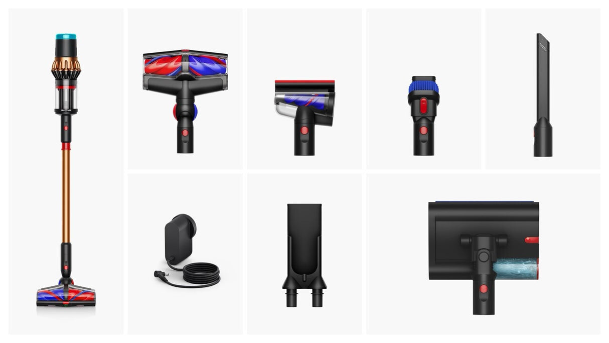 Dyson V16 Piston Animal Submarine 3-i-1-stavstøvsuger Batteri Tør&våd HEPA Poseløs 1,3 L 900 W Sort, Kobberfarve