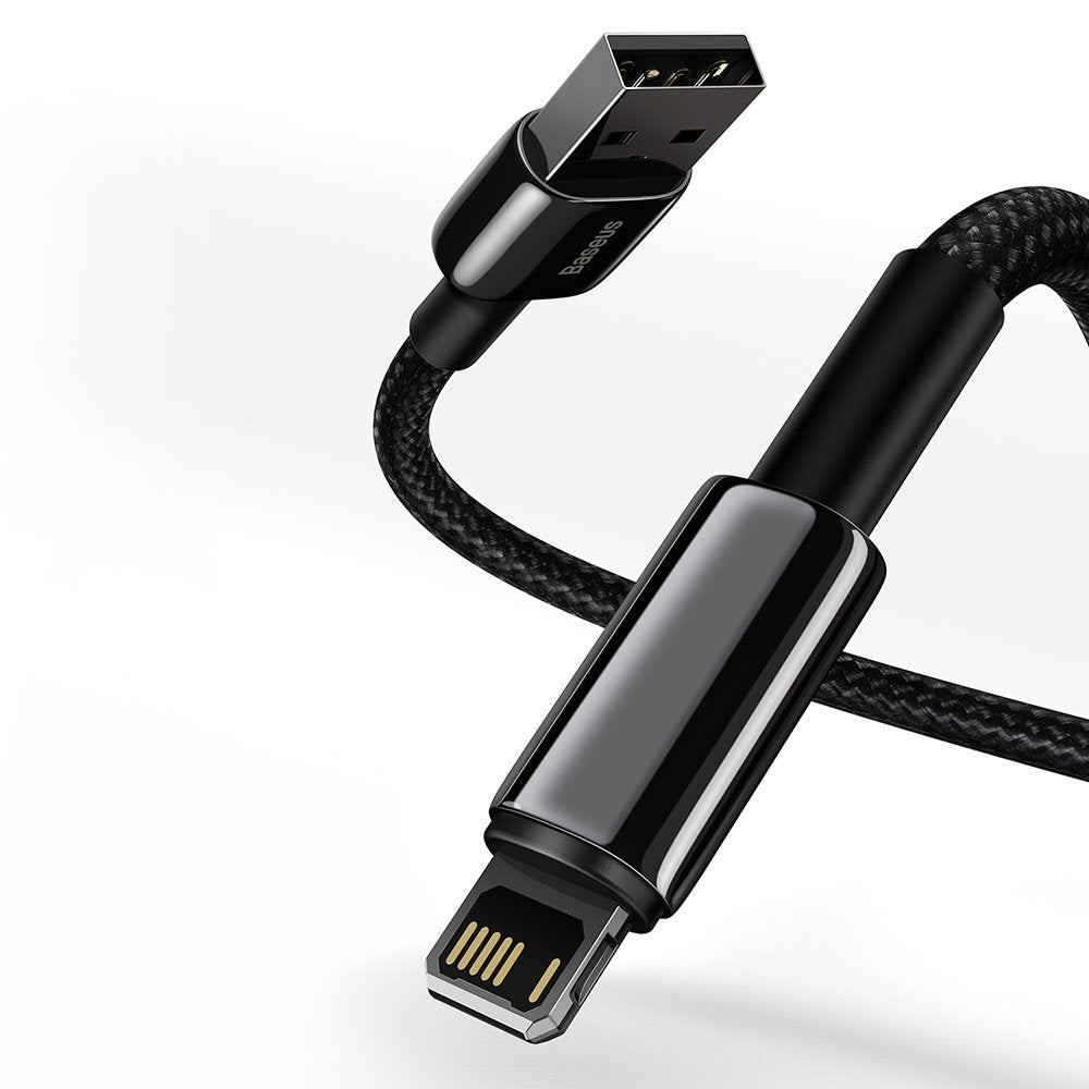Baseus Tungsten USB - Lightning cable 2.4 A 1 m black (CALWJ-01)