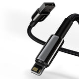 Baseus Tungsten USB - Lightning cable 2.4 A 1 m black (CALWJ-01)