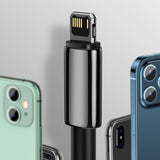 Baseus Tungsten USB - Lightning cable 2.4 A 1 m black (CALWJ-01)