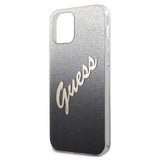 Guess GUHCP12LPCUGLSBK iPhone 12 Pro Max 6.7" sort/sort hardcase Glitter Gradient Script