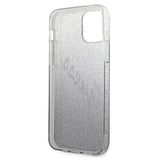 Guess GUHCP12MPCUGLSBK iPhone 12/12 Pro 6.1" sort/sort hardcase Glitter Gradient Script