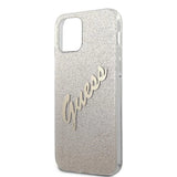 Guess GUHCP12MPCUGLSGO iPhone 12/12 Pro 6.1" guld/guld hardcase Glitter Gradient Script