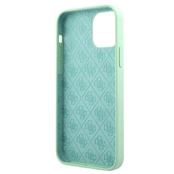 Guess GUHCP12SLSLMGGN iPhone 12 mini 5.4" grøn/grøn hardcase Metal Logo Script