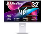 LG UltraGear 32G810SA-W 32" 3840 x 2160 (4K) HDMI DisplayPort 144Hz Pivot Skærm